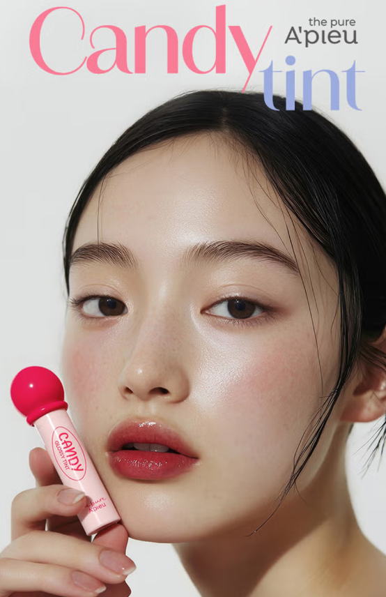 어퓨 더퓨어 캔디 틴트 모델 이미지컷