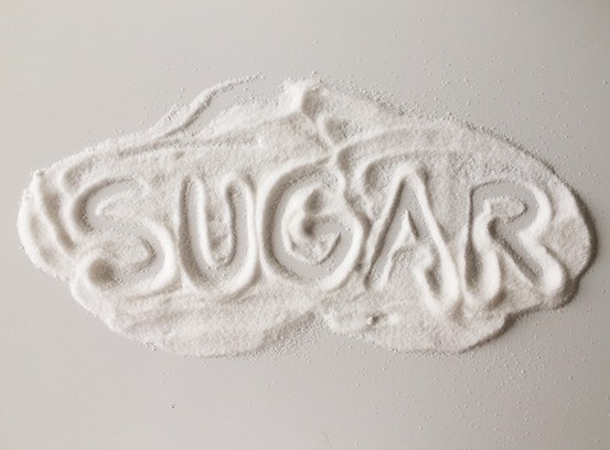 설탕으로 쓴 sugar