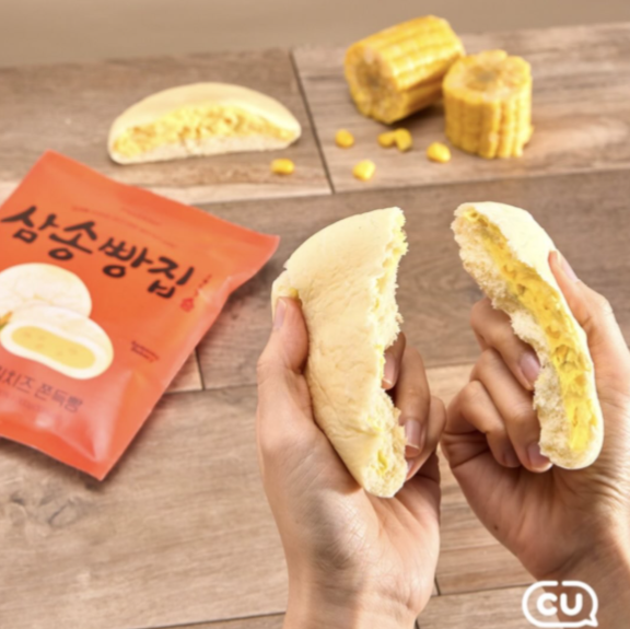 gs 옥수수 크림치즈 쫀득빵