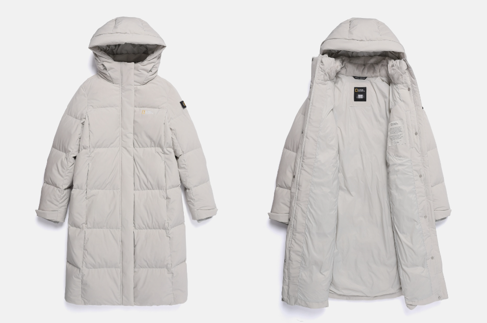 내셔널지오그래픽 카이만 롱패딩 