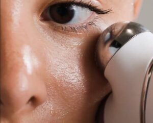 미세전류 EMS와 초음파 기능이 탑재된 뷰티 디바이스 상세컷