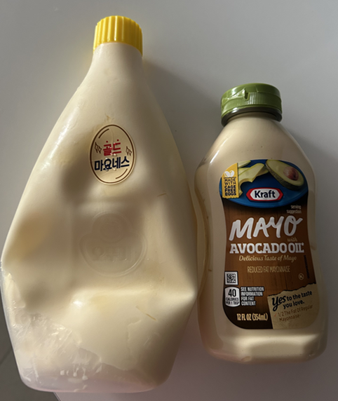 아보카도 마요네즈 일반 마요네즈 칼로리 비교 700kcal vs 294kcal